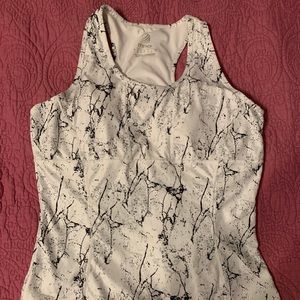 Marble workout tank top